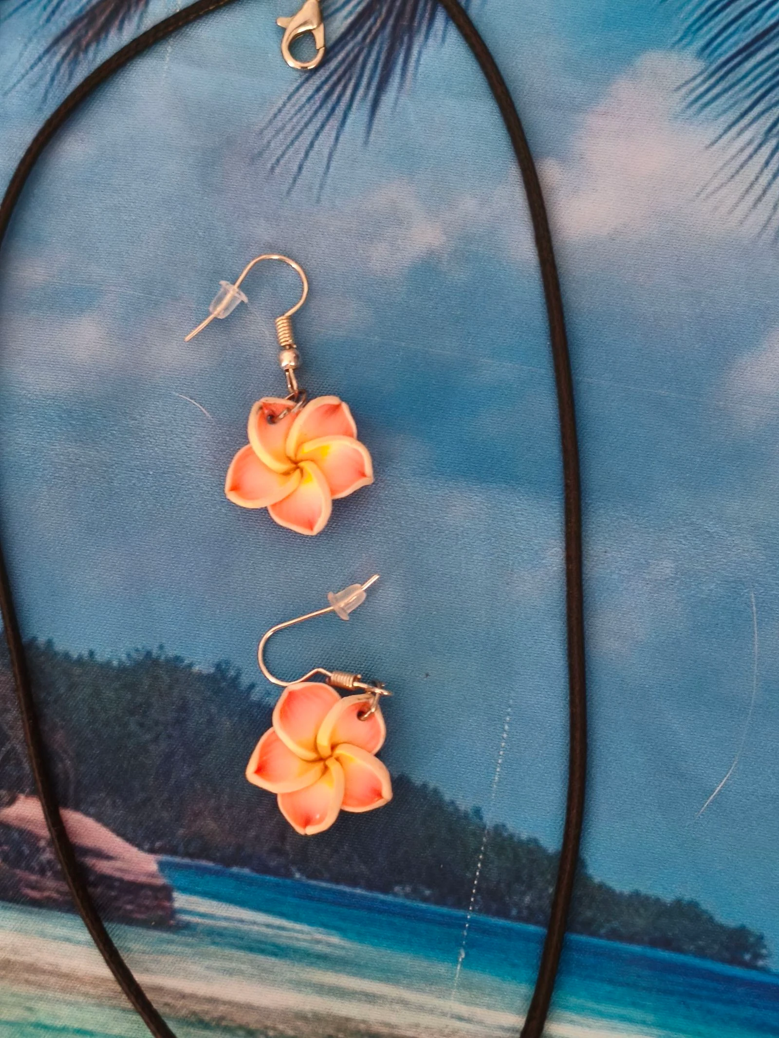 Collier en oorbellen vintage TBE – photo 5